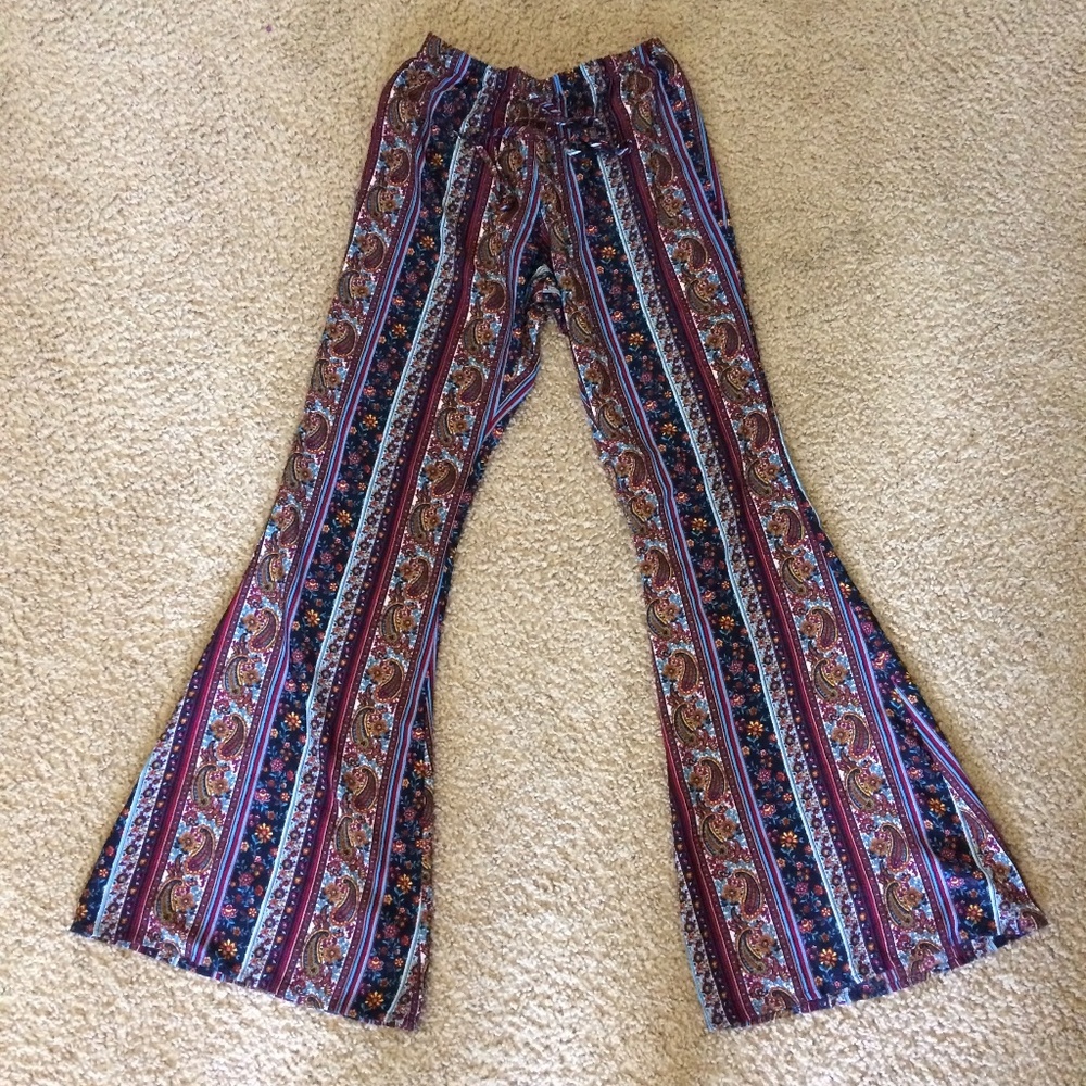 Bohemian Style Flare Pants